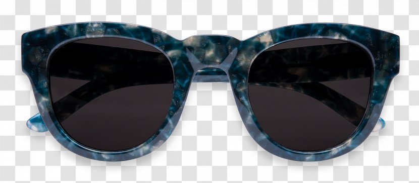Goggles Sunglasses - Blue Transparent PNG