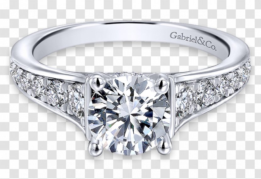 Engagement Ring Gabriel & Co. Jewellery Wedding - Bling Transparent PNG