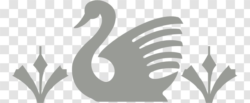 Duck Cygnini Clip Art Bird Image - Symbol - Sawn Transparent PNG