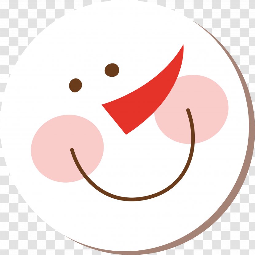 Facial Expression Smile Cartoon Clip Art - Pink M - Free Tag Transparent PNG