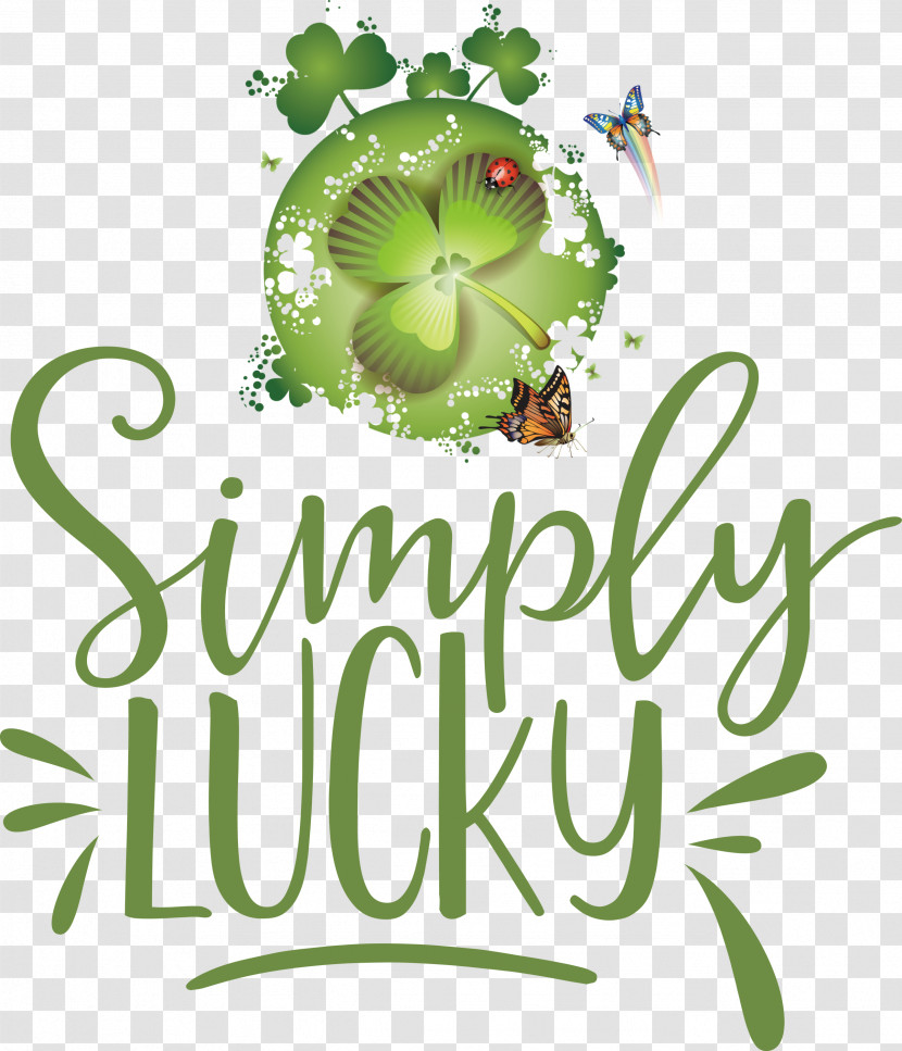 Shamrock Simply Lucky Saint Patricks Day Transparent PNG