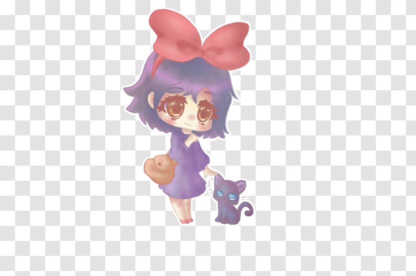 Figurine Pink M Cartoon RTV - Delivery Kiki] Transparent PNG