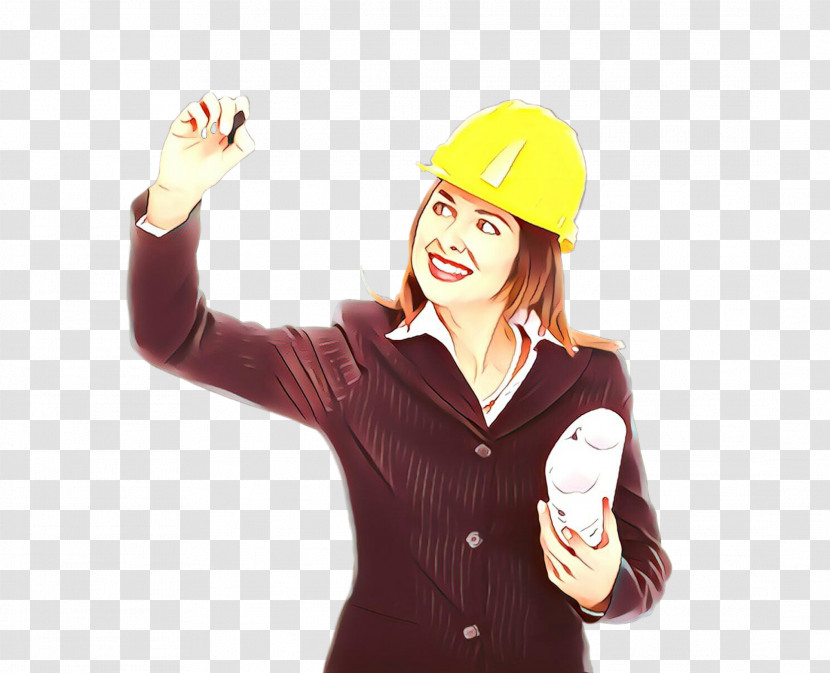 Finger Gesture Hat Hard Hat Headgear Transparent PNG