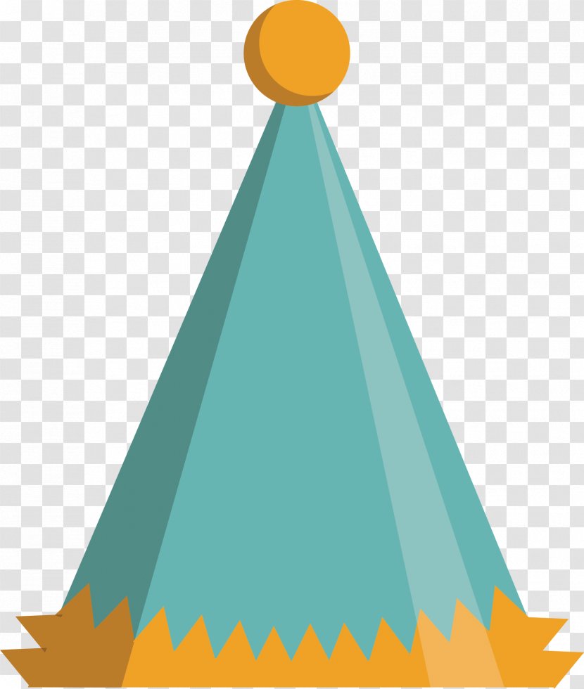 Blue Euclidean Vector Designer - Hat Transparent PNG