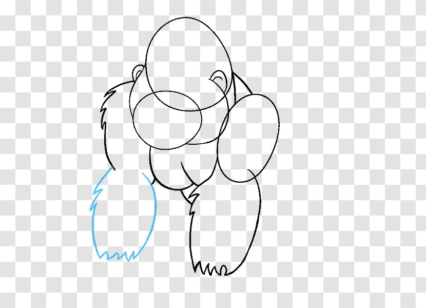 Gorilla Grodd Ape Drawing - Flower - Cartoon Transparent PNG