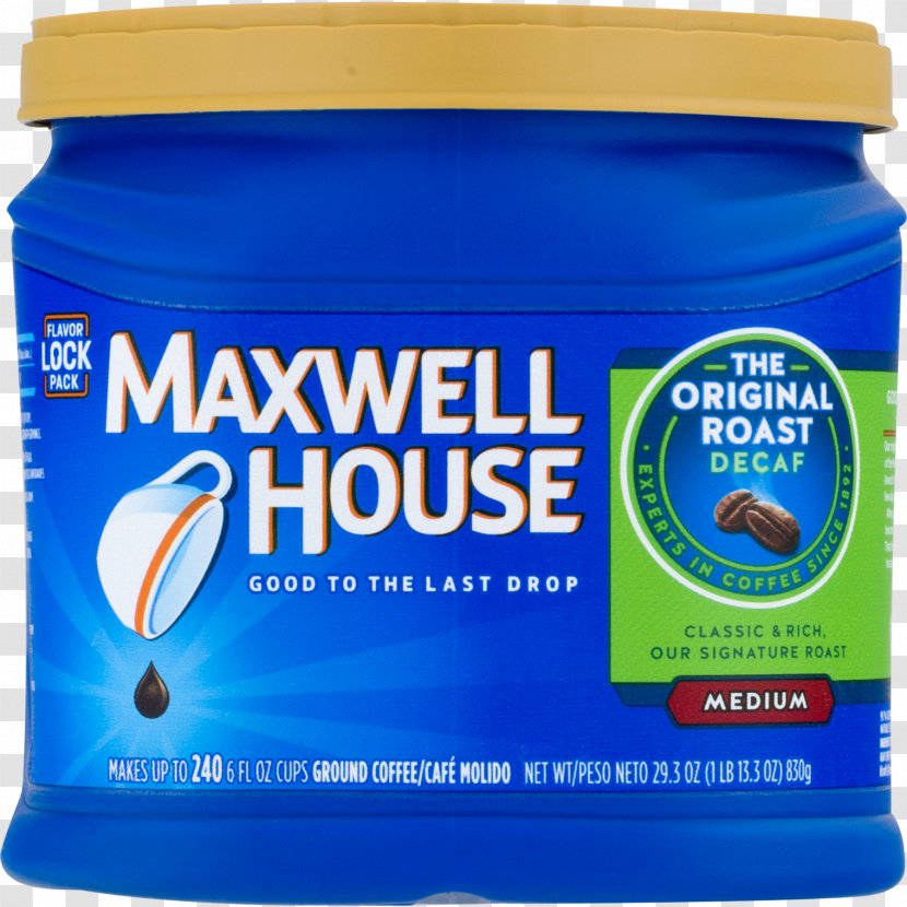 Instant Coffee Maxwell House Iced Single-serve Container - Folgers Transparent PNG