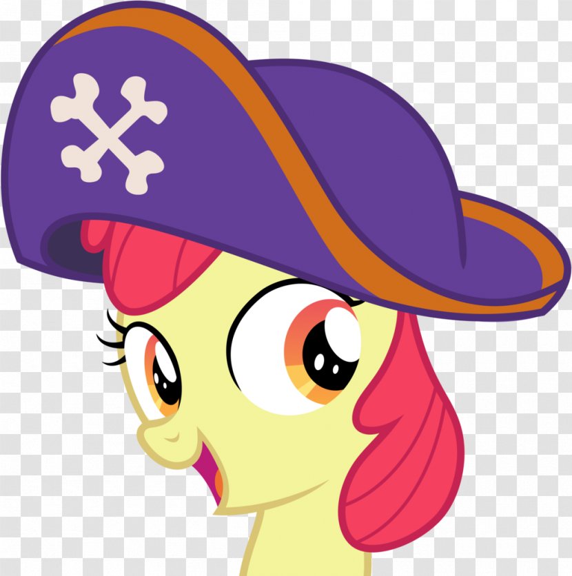 Apple Bloom Pony Sombrero Hat The Ticket Master - Frame - Pirate Transparent PNG