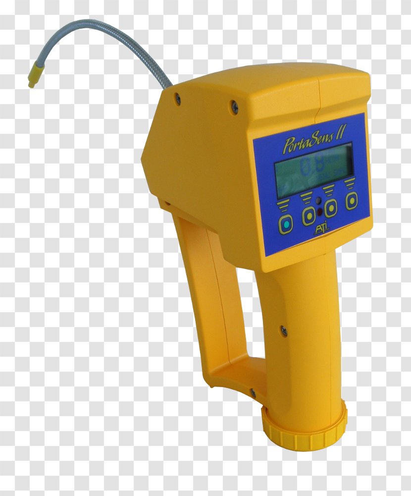 Gas Detector Sensor Measuring Instrument - Yellow Transparent PNG