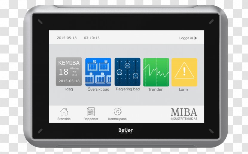 System MIBA Industriteknik AB Automation Information User Interface - Multimedia - Miba! Transparent PNG