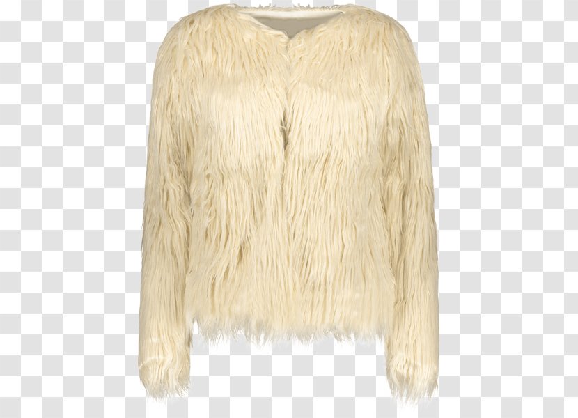 Fur Beige - Outerwear - Blouse Transparent PNG