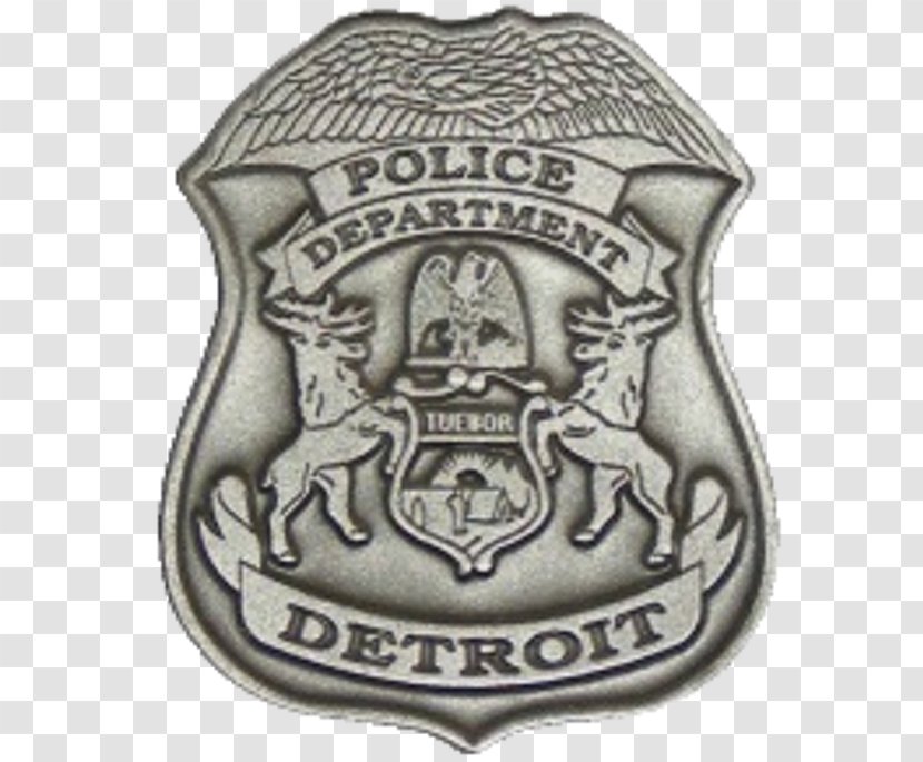 The Detroit Police Department Officer Badge - Press Conference Transparent PNG