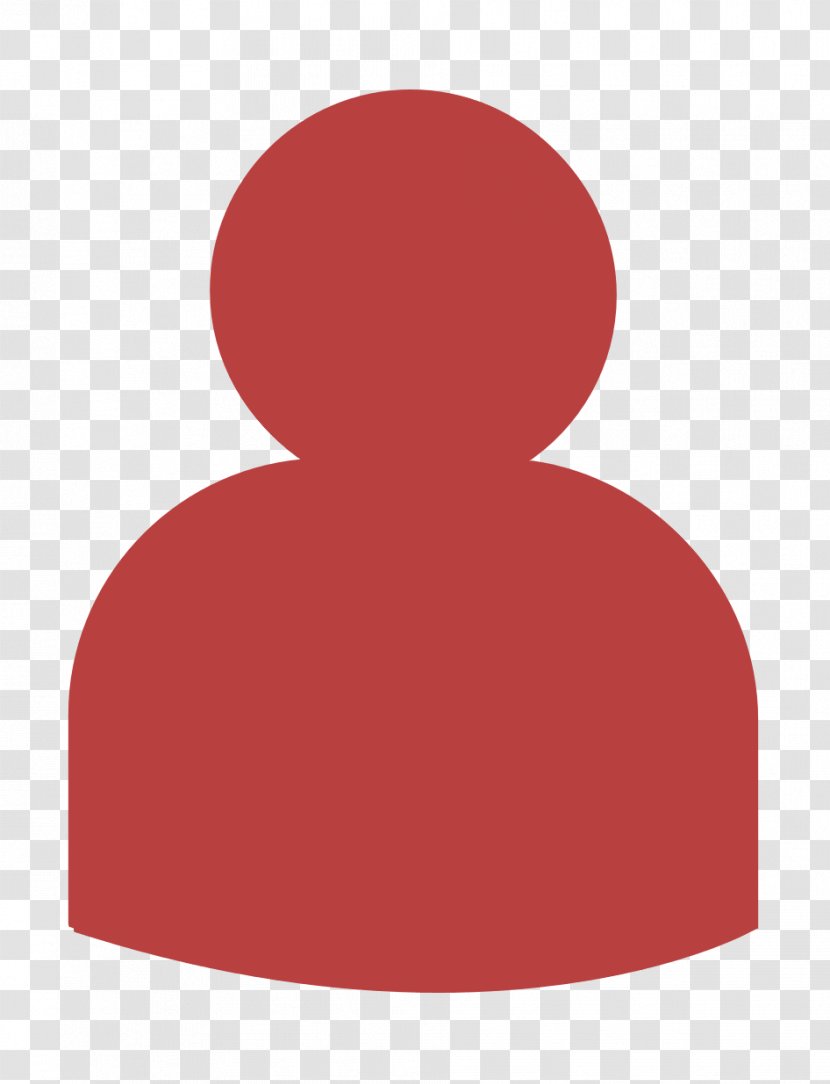 User Black Close Up Shape Icon Humans 3 Person - Games Red Transparent PNG