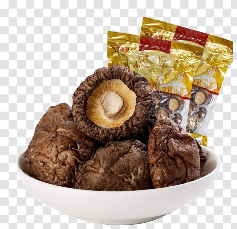 Gutian County Ingredient Shiitake Mushroom Food - Taobao - Bags Transparent PNG