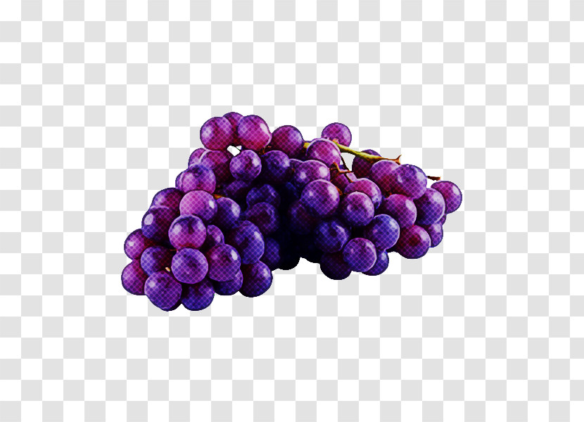 Grape Violet Purple Fruit Grapevine Family Transparent PNG