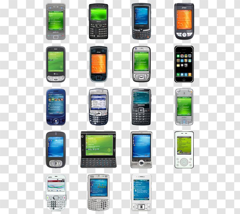 IPhone Handheld Devices Telephone Feature Phone - Mobile Transparent PNG