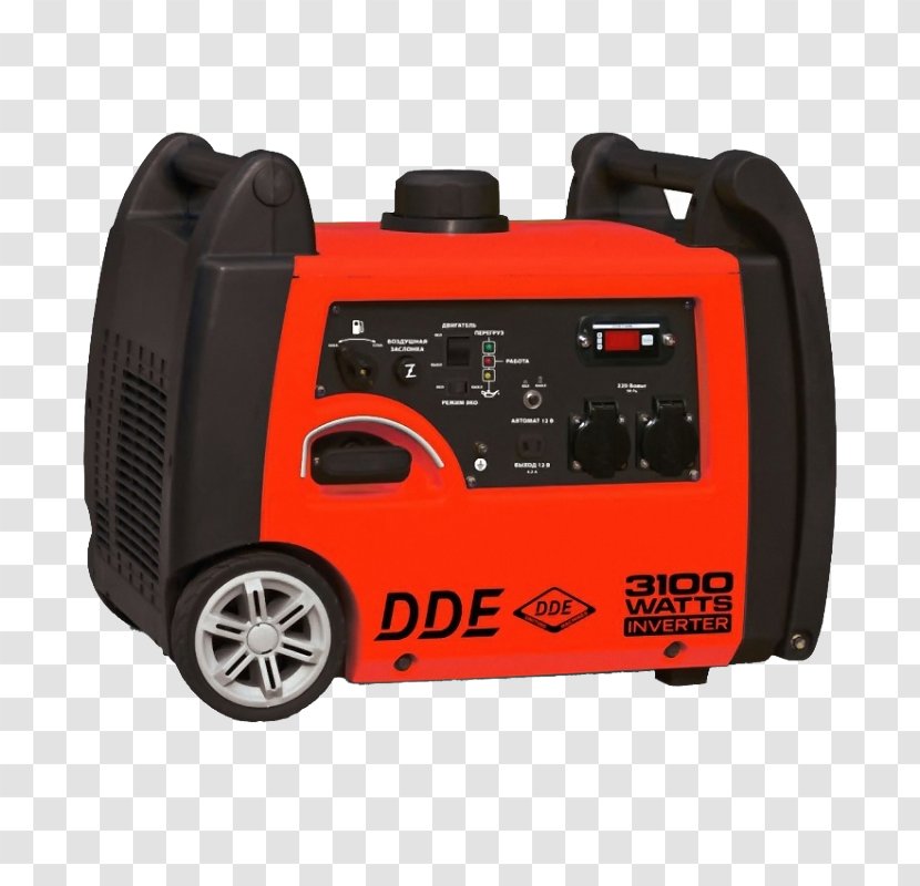 Engine-generator Power Inverters Electric Generator Watt - Gasoline - Dpg Transparent PNG