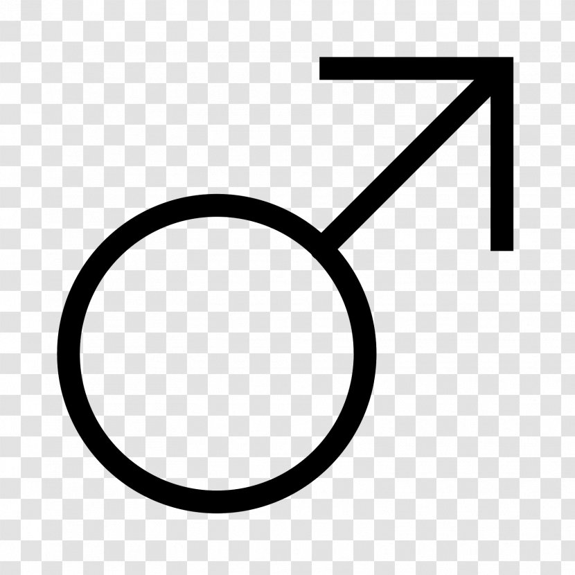 Gender Symbol Male Sign - Cartoon Transparent PNG