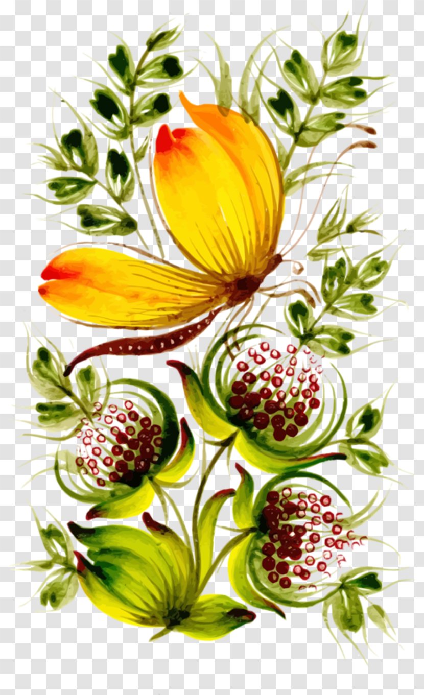 Rice Paper Pin Decoupage Painting - Food - Watercolor Butterfly Transparent PNG