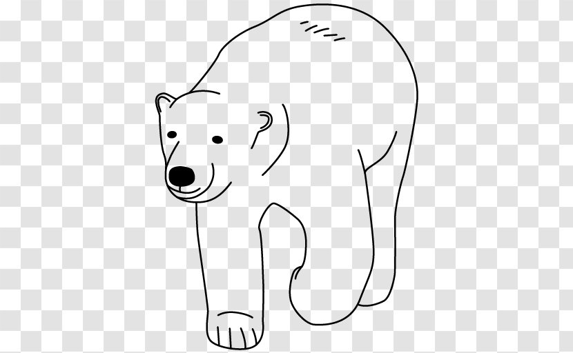 Polar Bear Drawing Clip Art - Tree Transparent PNG