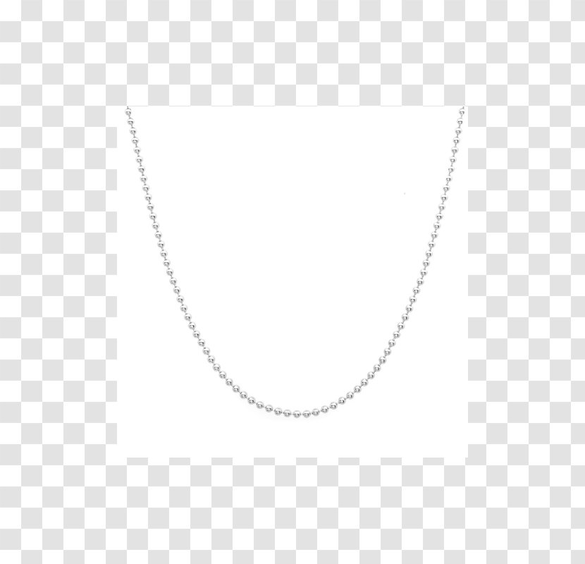 Necklace Body Jewellery - Silver Transparent PNG