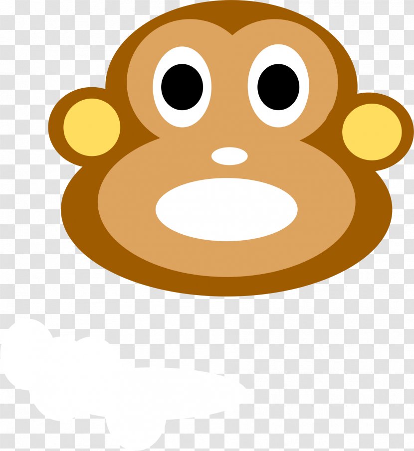 Primate Cartoon Animal Clip Art - Mammal - Monkey Transparent PNG