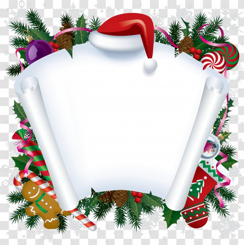 Christmas Santa Claus New Year December - Ornament - Candy Transparent PNG