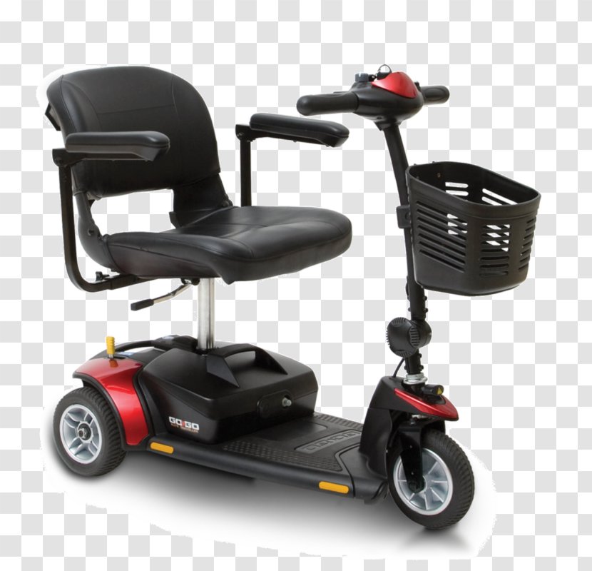 Mobility Scooters Car Wheel Electric Vehicle - Threewheeler - Scooter Transparent PNG