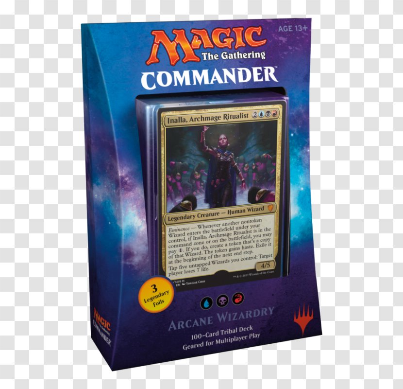 Magic: The Gathering Commander Playing Card 2017 Collectible Game - 2015 - Magic Transparent PNG