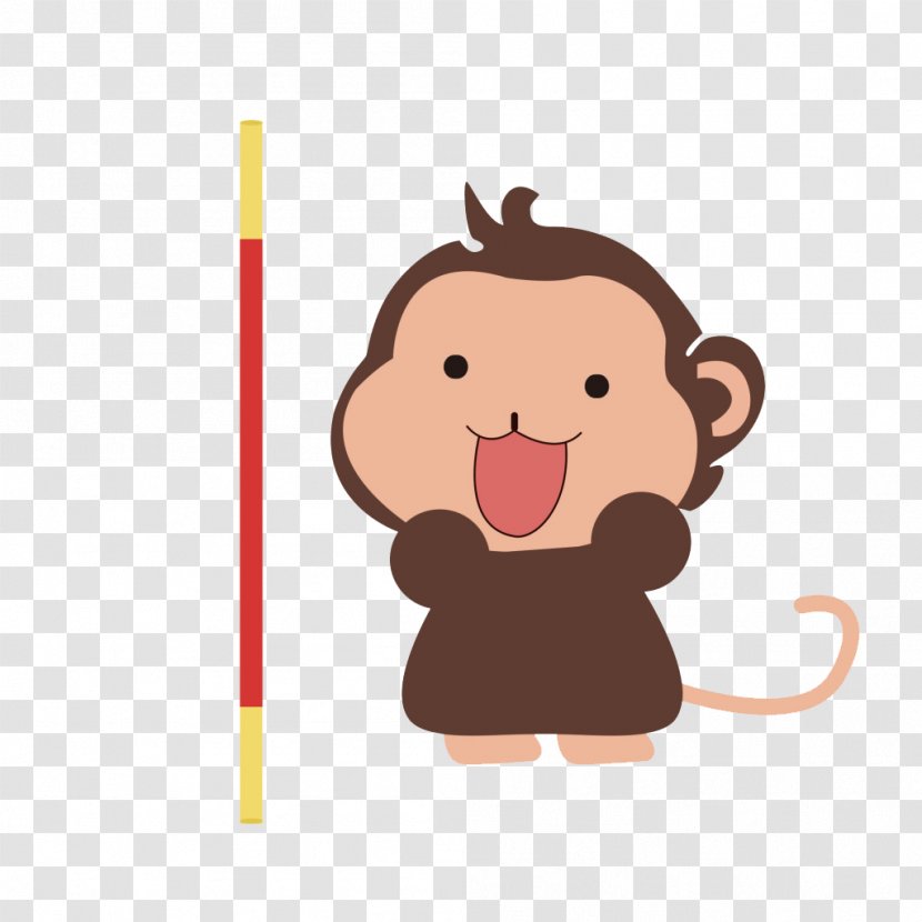 Monkey Cartoon Child Infant - Little King Bar Transparent PNG