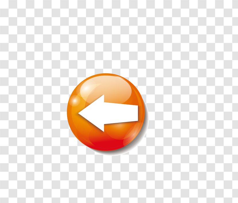 Orange Addictive Bubble Button - Cartoon,orange,Receding Crystal Transparent PNG
