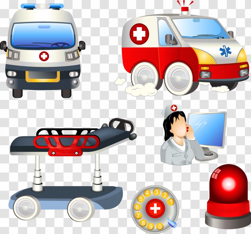 Ambulance Royalty-free Euclidean Vector Icon - Play Vehicle Transparent PNG