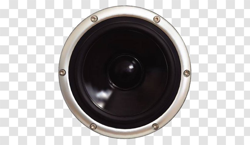 Loudspeaker Android Megaphone Icon - Round Black Camera Transparent PNG