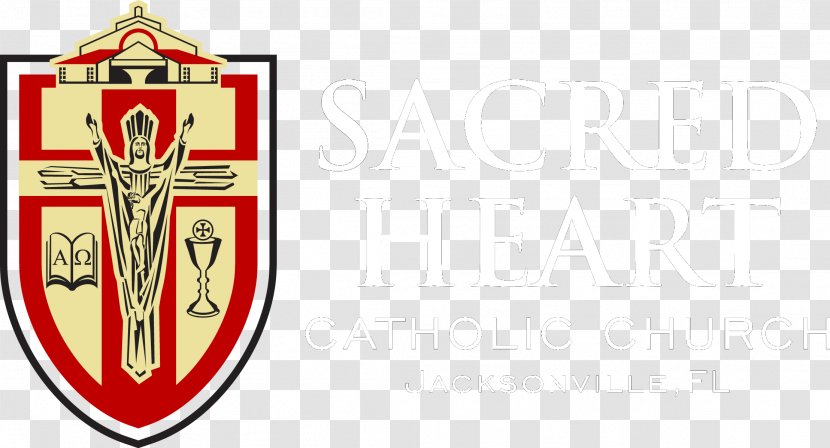 Sacred Heart Catholic Church Logo Christian Ministry Poster - Brand - Flag Transparent PNG