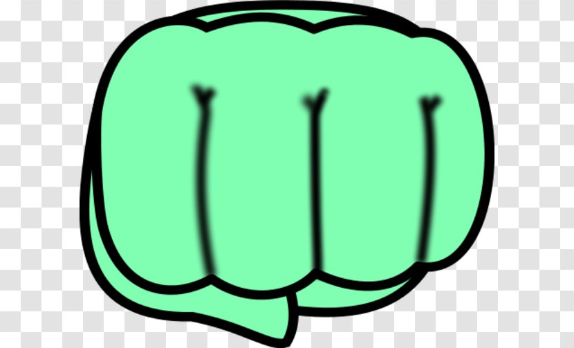 Clip Art Fist Bump Image Raised - Punch Transparent PNG