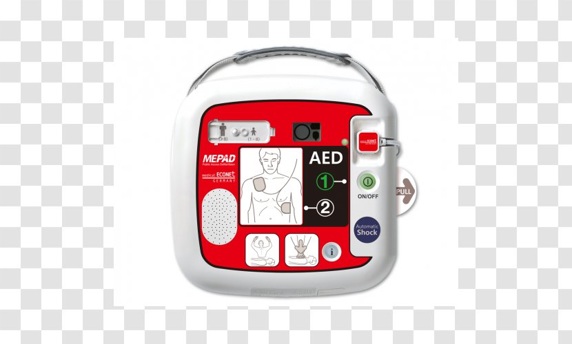 Automated External Defibrillators Defibrillation Medicine Emergency Medical Services - Cardiopulmonary Resuscitation - Defibrillator Transparent PNG