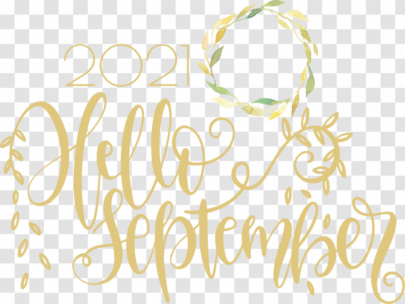 Hello September September Transparent PNG