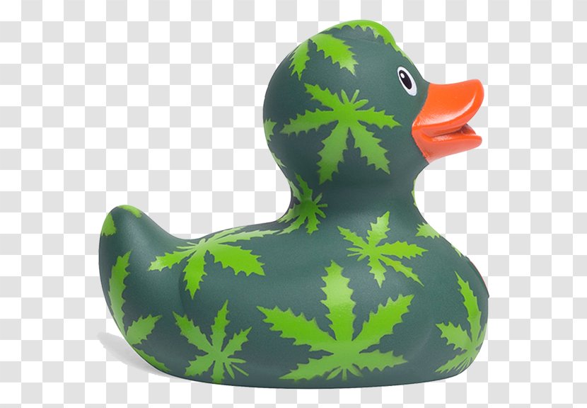 Hemp Cannabis Quacker Rubber Duck - Smoking Transparent PNG