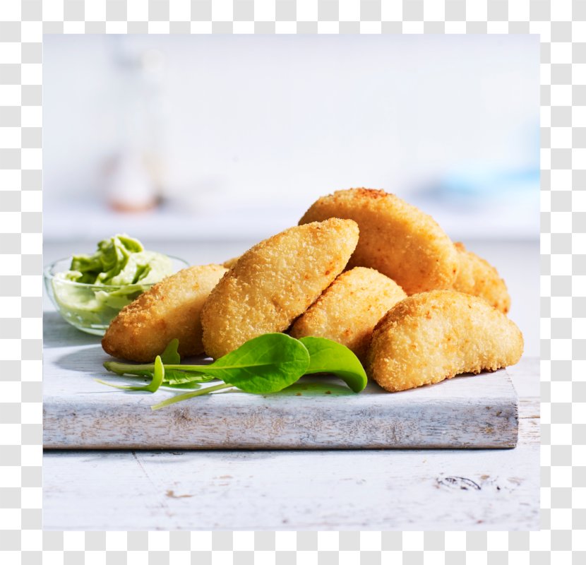 Chicken Nugget French Fries Rissole Milanesa - Potato Wedges - Schnitzel Transparent PNG