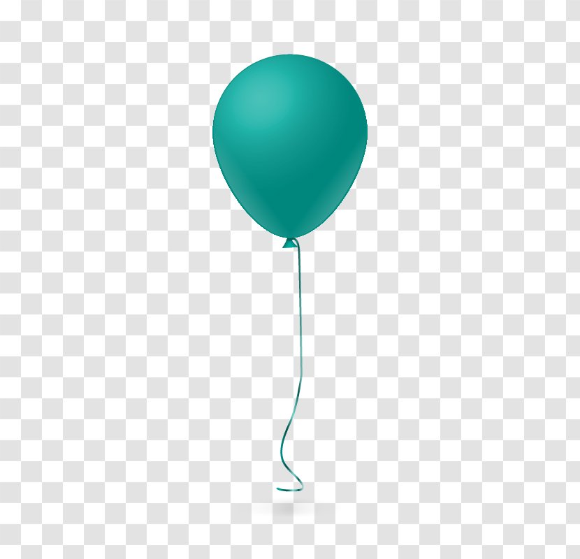 Green Balloon - Aqua Transparent PNG