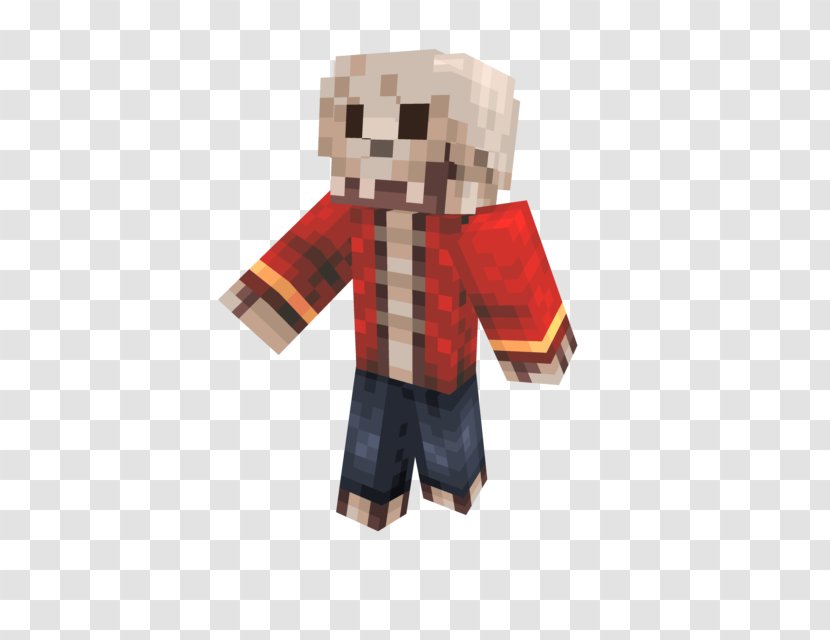 Figurine Character - Fictional - Minecraft Skeleton Transparent PNG