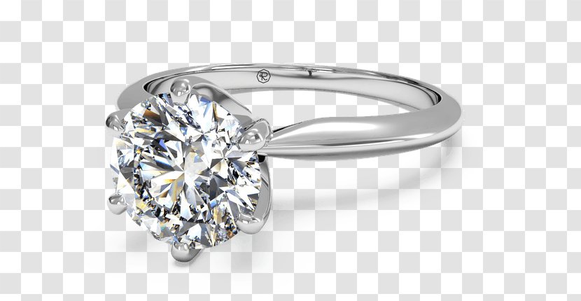 Engagement Ring Diamond Cut Cubic Zirconia - Gemstone - 2 Carat Rings Simple Transparent PNG