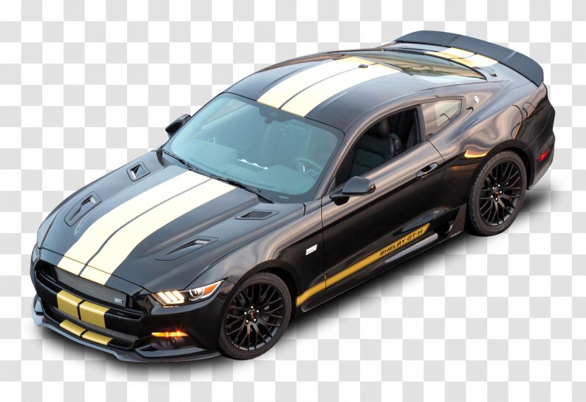 2016 Ford Shelby GT350 Mustang GT Car - Motor Vehicle - Black H Top View Transparent PNG