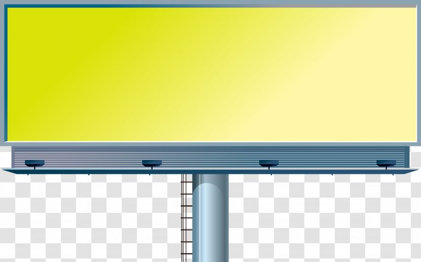 Advertising Billboard - Computer Monitor - Outdoor Transparent PNG