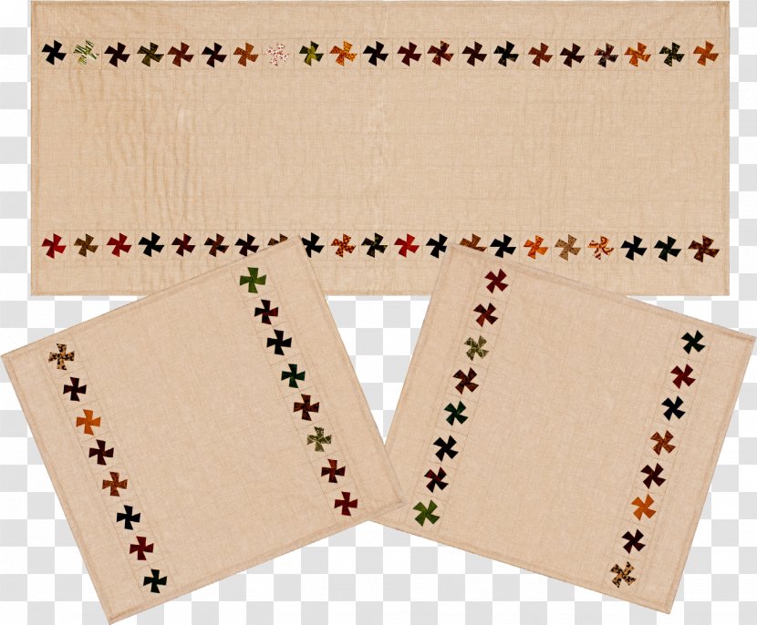 Paper Table Place Mats Quilt Textile - Machine Transparent PNG