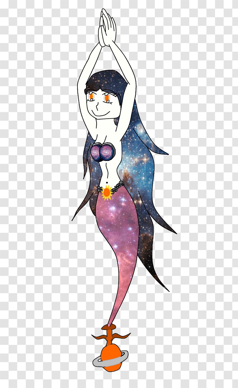 Penguin Costume Design Mermaid - Fictional Character - Space Galaxy Transparent PNG