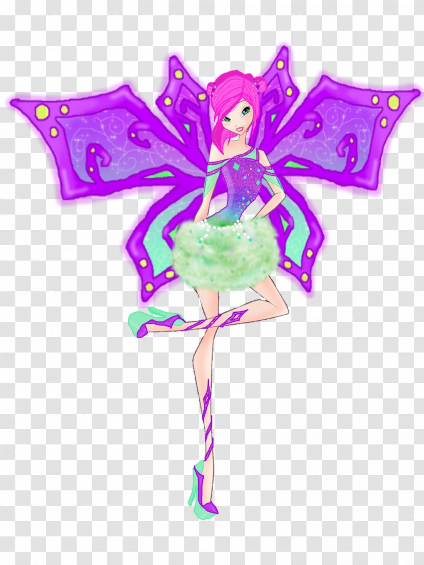 Tecna Bloom Winx Club - Violet - Season 7 Butterflix FairyWinx Transparent PNG