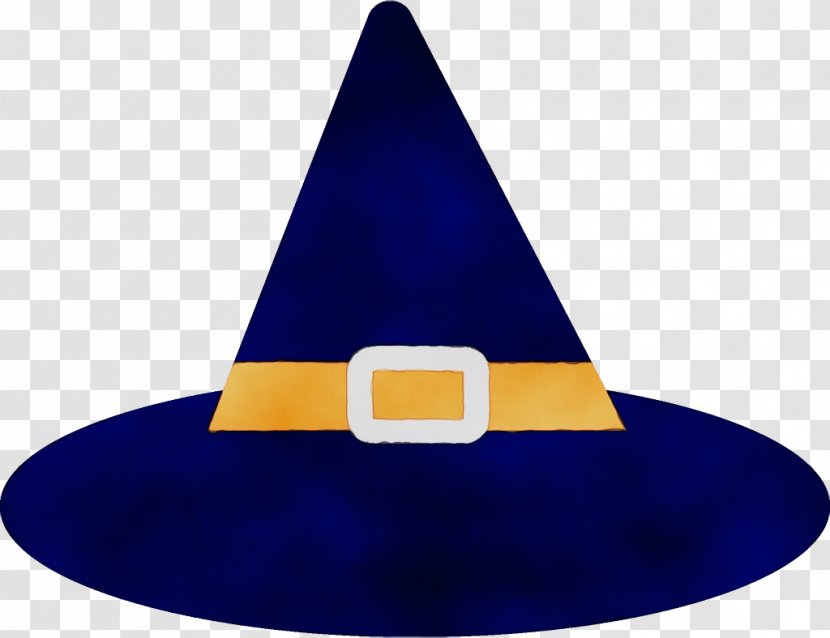 Witch Hat Clothing Cobalt Blue Cone - Headgear Costume Transparent PNG