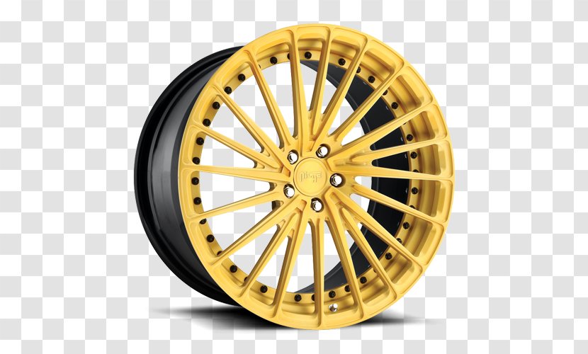 Alloy Wheel Mallorca Spoke Yellow - Transparency And Translucency - Gold Transparent PNG