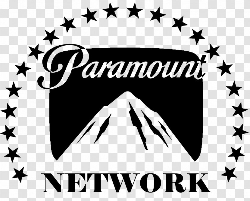 Paramount Pictures Network Logo Television - Brand - Black And White Transparent PNG