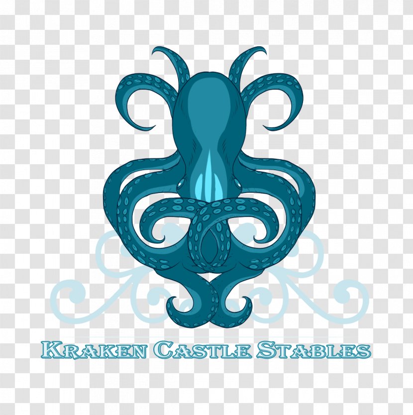 Octopus Teal Turquoise Logo Font - Cephalopod - Wings Of Freedom Transparent PNG